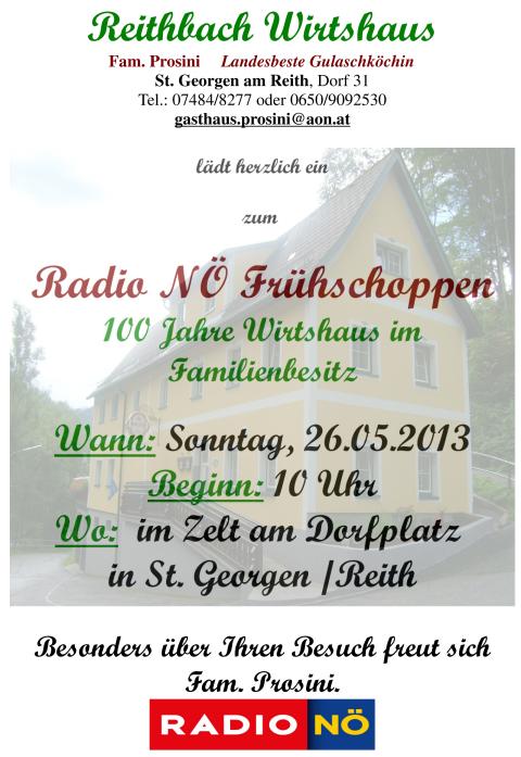 100 Jahre Reithbach Wirtshaus