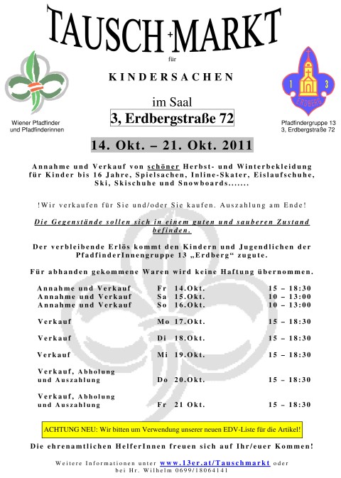 20111014 Tauschmarkt für Kindersachen