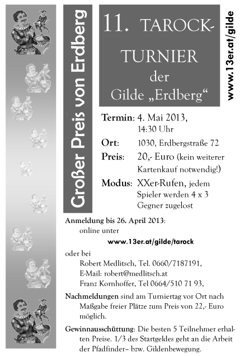 Tarockturnier 2013