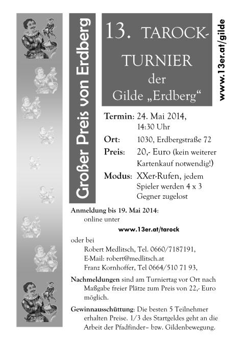 Tarockturnier 2014/05
