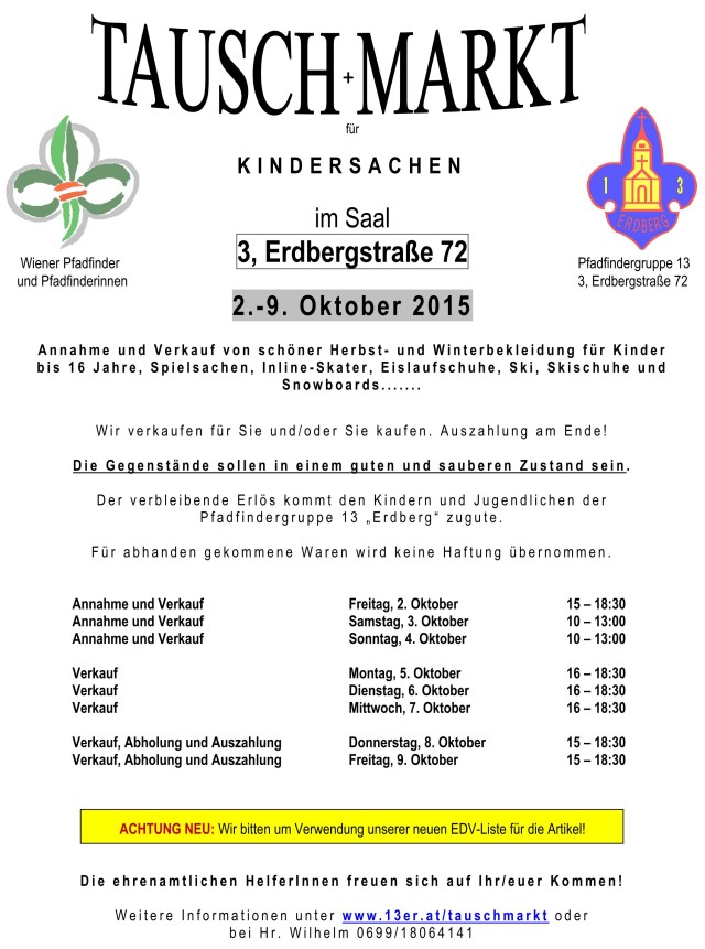 20151002 Tauschmarkt für Kindersachen