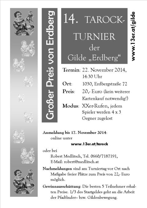 Tarockturnier 2014/11